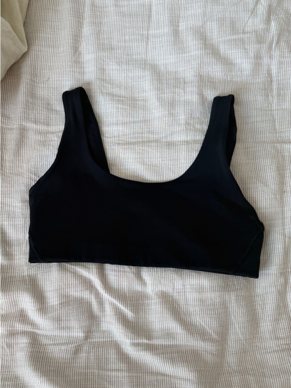 Nike Black Scoop Neck Sports Bra